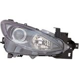 VanWezel 2744962 - Voorlicht met Knipperlicht - Voor Mazda 3 van 09/2013 tot 2018