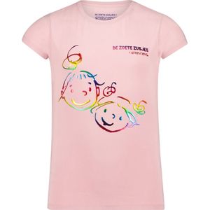 4President T-shirt de zoete zusjes Roze maat 152