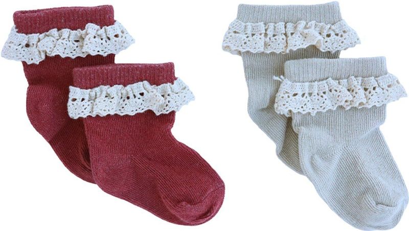 Your Wishes - Lace - Huissokken - 2-pack