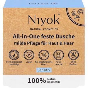 Niyok - Sensitive - Zeep - Shampoobar - 80G
