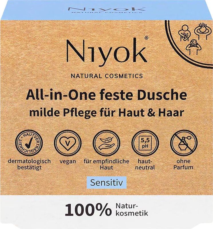 Niyok - Sensitive - Zeep - Shampoobar - 80G