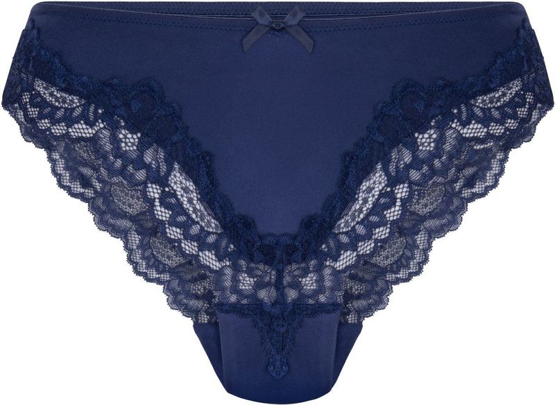 Hunkemöller Brazilian Lace & Shine Blauw XS