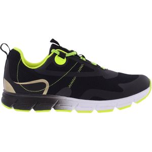 Piedro Sport - Dex - Sneakers - Zwart Geel - Vetersluiting - Schoenmaat 40 - Valt kleiner: bestel een maat groter