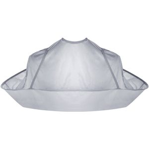 Kapperscape - Waterdichte En Opvouwbare Cape - 65 Cm Diameter Voor Halsbescherming Bij Knippen En Kleuren - 1 Stuk - Transparant