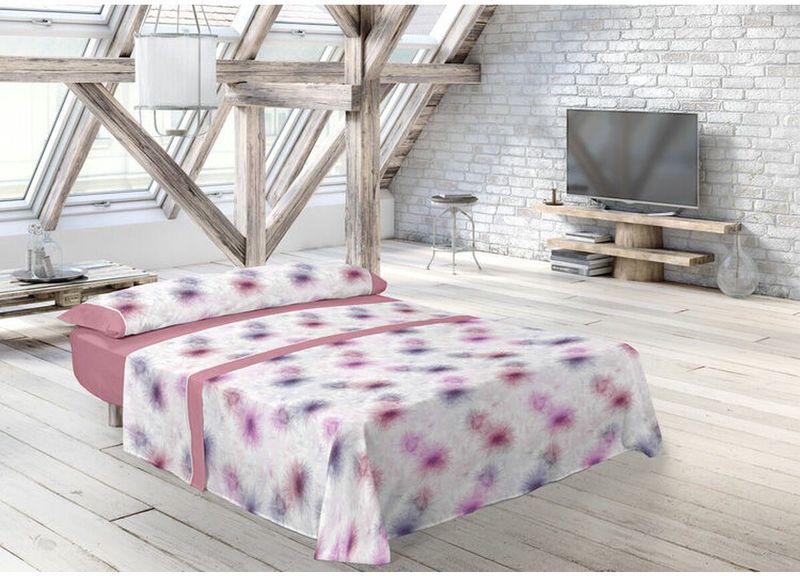 Pierre Cardin - ESTILO - Set Beddengoed - Roze - Bed van 200 - 4 Stuks
