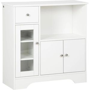 RoyaLuxe - Keukenkast - Keukenkastje - Dressoir Kasten - Dressoir Wit - Dressoir - Dressoirs - Keukenkast Voor Magnetron - Keuken Kast - Keuken - Kast - Opbergkasten - Opbergrek