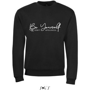 Sweatshirt 2-159 Be Yourself - Wit, xxL