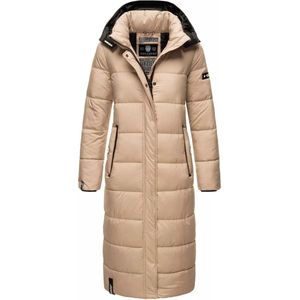 Comfortabel & Winddicht Navahoo Isalie - Winterjas Dames - Volwassen - Capuchon - Taupe - M