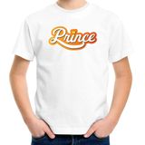 Prince Koningsdag t-shirt - wit - kinderen -  Koningsdag shirt / kleding / outfit 158/164