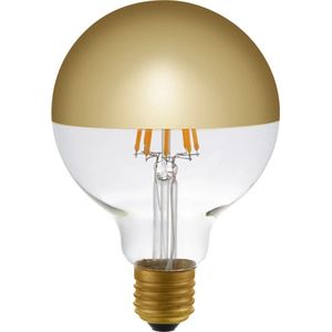 123led - Bollamp - Goud - E27 - Dimbaar - 6,5 Watt