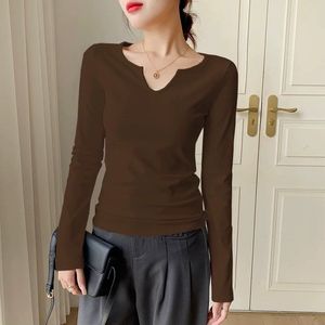 Gudia winterthermotop met ingebouwde vulling-katoen-comfy-Koffie-XS/S