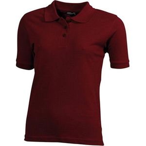 James and Nicholson Vrouwen/dames Klassieke Polo (Wijn)