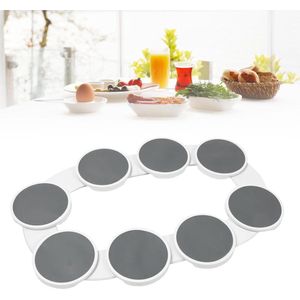 360° Draaibare Feestdraaitafel voor Eettafel - Hittebestendig - Voorraadkast - Keukenaanrecht - Rechthoekig