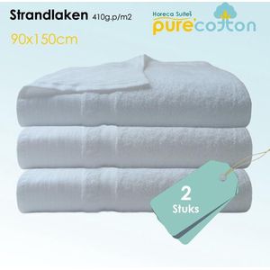 Homéé - Saunalakens-sBadlaken |Pool Towel |Due Fancy wit 410g. p/m2s-s2 Stukss-s90x150cm