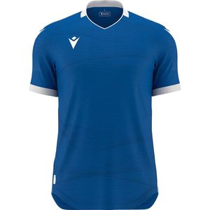 Macron - Wyvern Eco Shirt - Korte Mouw - Royal / Wit