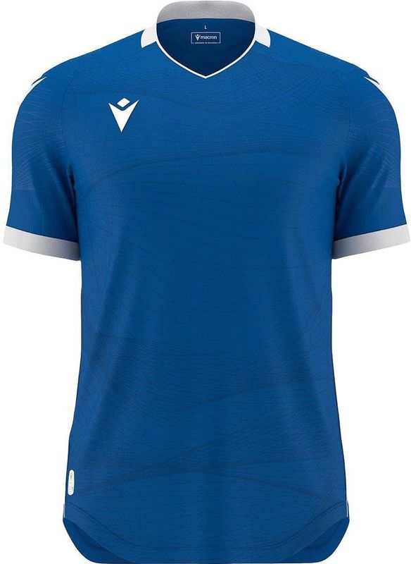 Macron - Wyvern Eco Shirt - Korte Mouw - Royal / Wit
