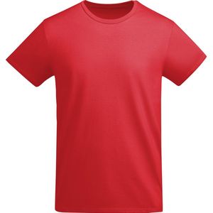 Rood 3 pack unisex t-shirts BIO katoen Model Breda merk Roly maat XXL
