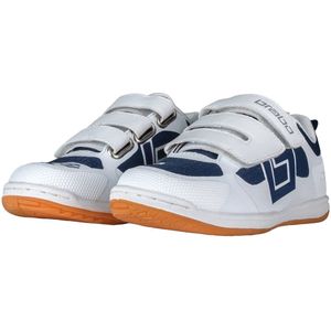 Brabo - Force - Indoor Hockeyschoenen - Wit - Blauw