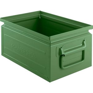 Schäfer Shop Select stapelbak, 8,5 l, 60 kg, L 330 x B 209 x H 150 mm, staal, kleur naar keuze
