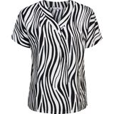 Miss Etam dames Blouse zebra print - Regulier