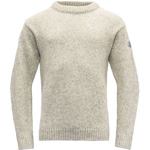 Devold Nansen Sweater Crew Neck Trui Heren Grey Melange