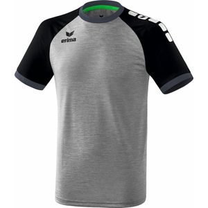 Erima Zenari 3.0 SS Shirt Junior Sportshirt - Maat 128  - Unisex - grijs/zwart/wit