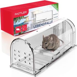 Extra grote muizen- en rattenval met luchtgaten voor eenvoudige installatie in huis en tuin