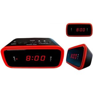 Lexium Wekkerradio Op Netstroom - Klokradio - Wekkerradio - Klokradio Met Wekker - Wekkerradio Dab - Wekker Dab Radio