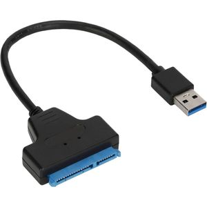 SATA naar USB-kabel - 5 Gbps USB 3.0 - Harde schijf adapterkabel voor 2.5 inch HDD SSD en 3.5 inch HDD - Ondersteunt UASP .