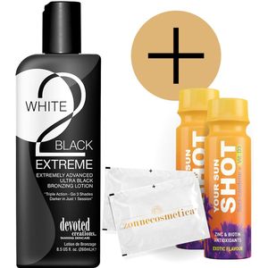 Devoted Creations - W2B Extreme + 2 Your Sun Shots + 2 Verfrissingsdoekjes