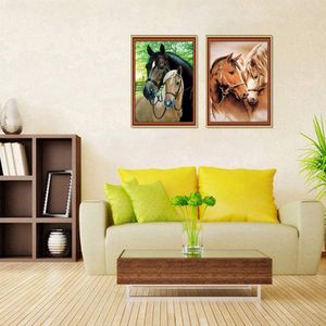 Diamond Painting Paard / Horse Diamond Painting set for adults and children 2 Pieces 30x40cm