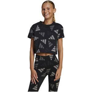 adidas - Seasonal Essentials - T-shirt - Zwart - Korte Mouwen