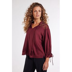 DIDI Dames Blouse Eden embro Windsor wine maat 40