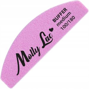 Molly Lac Buffer Mini Halve Maan Medium 100/180 Nagelpolijster