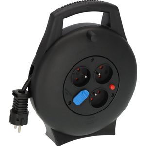 Brennenstuhl - Vario Line - Kabelbox - Zwart - Kunststof - 3-voudig met USB