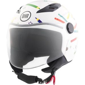BHR 838 Kids – Kinderhelm Scooter – Veiligheid voor uw Kind – Scooterhelm voor Kinderen – Kinderhelm Motor - Potloden – Maat M