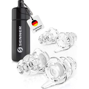 Senner - AcousticPro - Oordoppen - Transparant - Herbruikbaar