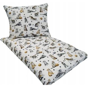 Kinderbeddengoed 120x160 cm Katjes Wit Katoen met Ritz