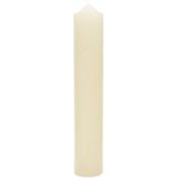 Riviera Maison Stompkaars, Cilinder kaars, 112-116 Branduren - RM Rustic Pillar Candle (ØxH) 7x40 - wit