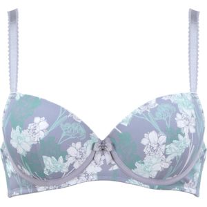 BH met beugel voorgevormd Naturana 7109 bloemenprint 80D