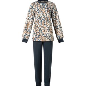 Lunatex dames huispak fleece | MAAT XL | Panter dots | marine