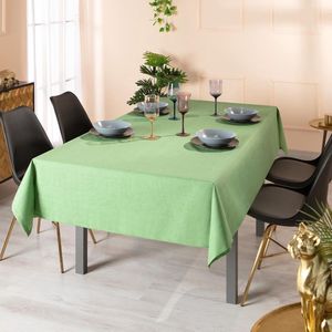 Buitentafelkleed, Wasbaar, 80 x 80 cm, Groen, Tuintafelkleed, Weerbestendig, Tafelzeil, Tafelkleed, , voor Buitengebruik