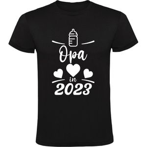 Ik word opa in 2023 Heren T-shirt - aankondiging zwangerschap - bekendmaken - bekendmaking - kind - baby - geboorte - meisje - jongen - shirt
