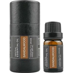Sandelhout olie - huidolie - badolie - massageolie - parfum - jeugdige uitstraling - voedt de huid - geurolie - essentiele olie - 100% puur - 10 ml