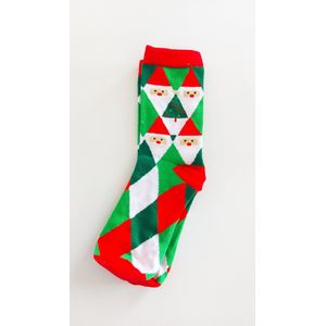 Kerstsokken - Sokken - Cadeau - Kerst - Uniseks - Kerstmis - Sok - Kerstfeest - Kerst Cadeau - Wintersokken - Vrije Maat - Kadootje - Kerstavond - Feestelijk - Feest - Warme Sokken - Voor man en vrouw - Katoenen Sokken -