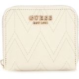 GUESS Portemonnee Adelard SLG Small Zip Around Wallet Stone Crème