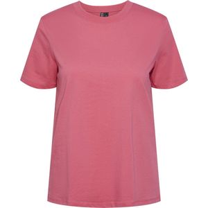 Pieces T-shirt Pcria Ss Solid Tee Noos Bc 17140802 Hot Pink Dames Maat - XS