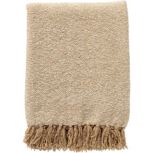 Dutch Decor - SALLY - plaid 140x180 cm - gemêleerd - 100% gerecycled - Irish Cream - beige