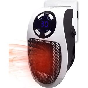 Stopcontact verwarming - Elektrische Kachel - Keramische Stopcontact Verwarming 500w - Wonder Heater - Plug In - Mini Kachel - Mini Heater - Badkamerkachel