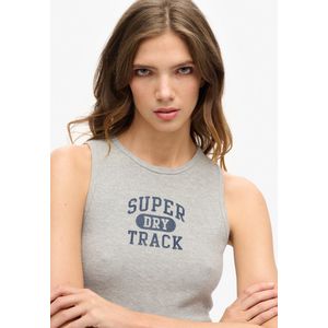 Superdry - Korte Athletic Essentials Waffle tanktop - Dames - Vesten